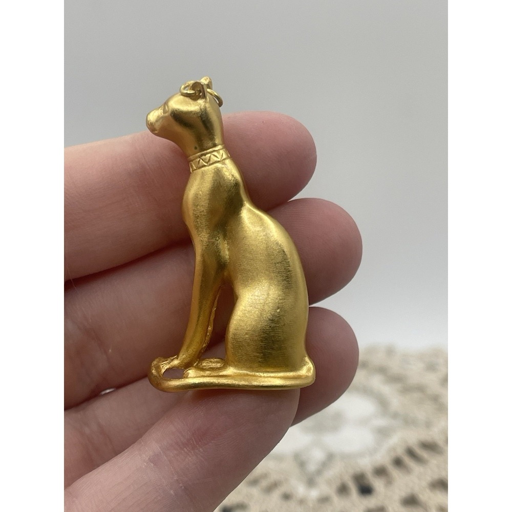Vintage Egyptian Cat Brooch MMA